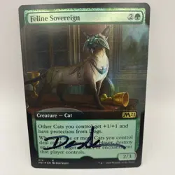 Feline Sovereign Card Signed By Dan Scott MTG 23/30 Artist Proof - Image 1