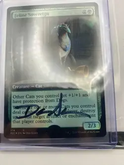 Feline Sovereign Card Signed By Dan Scott MTG 23/30 Artist Proof - Image 10