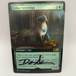 Feline Sovereign Card Signed By Dan Scott MTG 23/30 Artist Proof - Image 6