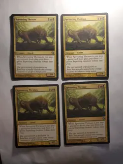 MtG Sprouting Thrinax NM/LP x4 - Shards of Alara - Image 3