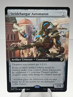 Stridehangar Automaton (Extended Art) Commander: Aetherdrift - Magic MTG NM - Image 3