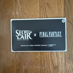 MTG Secret Lair X FINAL FANTASY Grimoire English RAINBOW FOIL SEALED - Image 1