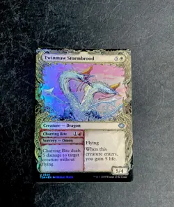 Twinmaw Stormbrood (Showcase) Tarkir: Dragonstorm Foil - Image 1