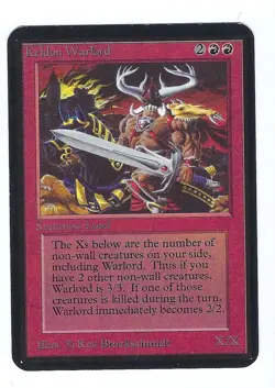 Keldon Warlord MTG Limited Edition ALPHA LP Magic The Gathering - Image 3
