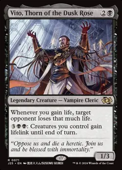 Vito, Thorn of the Dusk Rose- Foundations Jumpstart  Regular MTG-NM - Image 1