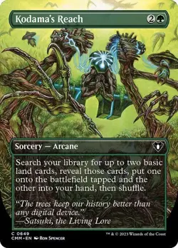 FOIL - Kodama's Reach (Borderless) - Commander Masters (CMM) - Image 1