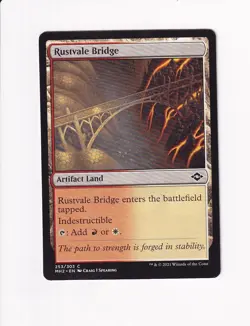2021 MTG MAGIC THE GATHERING MODERN HORIZONS 2 RUSTVALE BRIDGE (PAP2) - Image 1