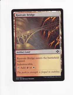 2021 MTG MAGIC THE GATHERING MODERN HORIZONS 2 RUSTVALE BRIDGE (PAP2) - Image 2