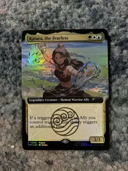 MTG - Foil - Katara, the Fearless - SDCC Exclusive - Avatar the Last Airbender - Image 1