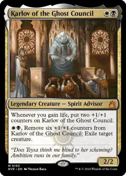 Karlov of the Ghost Council (FOIL) - Ravnica Remastered (RVR) NM MTG - Image 1