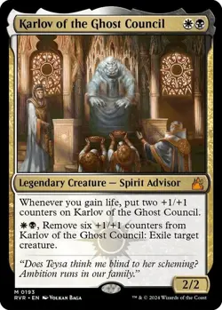 Karlov of the Ghost Council (FOIL) - Ravnica Remastered (RVR) NM MTG - Image 2