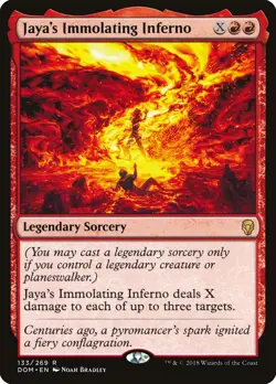 MTG Jaya's Immolating Inferno ** Dominaria ** English (NM) - Image 3