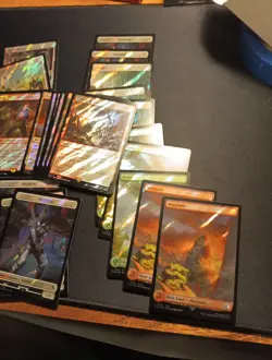 Lot of 75 Magic The Gathering: Final Fantasy 7 Commander Deckmaster NM All SURGE - Image 3