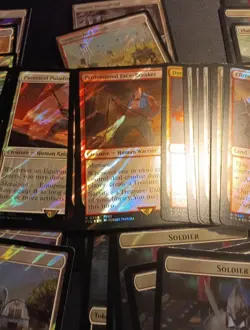 Lot of 75 Magic The Gathering: Final Fantasy 7 Commander Deckmaster NM All SURGE - Image 4
