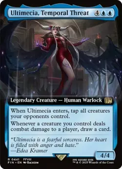 1 x Ultimecia, Temporal Threat - Extended Art - Final Fantasy - NM-Mint - MTG - Image 2