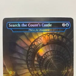 Search the Count's Castle Card Signed By Dan Scott 41/50 Artist Proof - Image 2