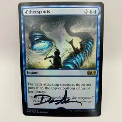 AEtherspouts Card Sign by Dan Scott Magic the Gathering Artist Proof - Image 1