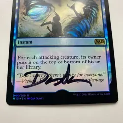 AEtherspouts Card Sign by Dan Scott Magic the Gathering Artist Proof - Image 3