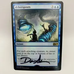 AEtherspouts Card Sign by Dan Scott Magic the Gathering Artist Proof - Image 5