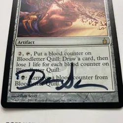 Bloodletter Quill Signed By Dan Scott Magic the Gathering Artist Proof - Image 10