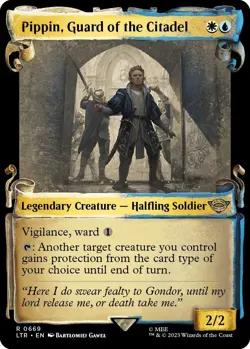 MTG Foil - Pippin, Guard of the Citadel (Showcase Scrolls) - 669 / NM / English - Image 2