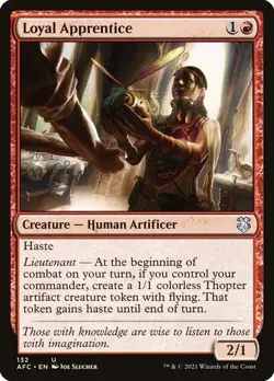 Loyal Apprentice - Adventures in the Forgotten Realms Commander - MTG - Image 2