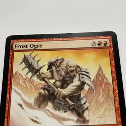WIZARDS OF THE COAST Frost Ogre Card Signed By Dan Scott MTG, Artist Proof - Image 9