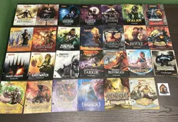 Lot of 27 Magic the Gathering Players Guide Fat Pack Books - Image 1