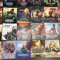 Lot of 27 Magic the Gathering Players Guide Fat Pack Books - Image 4