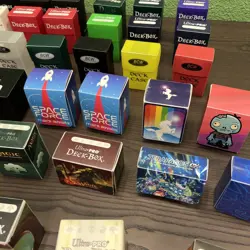 Lot of 35 USED TCG Deck Boxes Ultra Pro Magic MTG Pokemon GameGenic BCW - Image 12