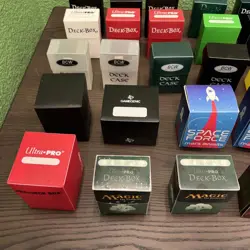 Lot of 35 USED TCG Deck Boxes Ultra Pro Magic MTG Pokemon GameGenic BCW - Image 13