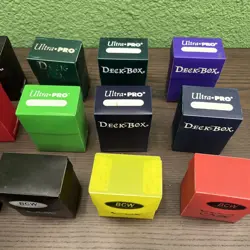 Lot of 35 USED TCG Deck Boxes Ultra Pro Magic MTG Pokemon GameGenic BCW - Image 15