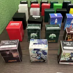 Lot of 35 USED TCG Deck Boxes Ultra Pro Magic MTG Pokemon GameGenic BCW - Image 17