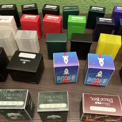 Lot of 35 USED TCG Deck Boxes Ultra Pro Magic MTG Pokemon GameGenic BCW - Image 20