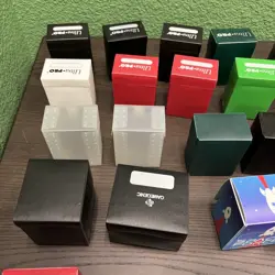 Lot of 35 USED TCG Deck Boxes Ultra Pro Magic MTG Pokemon GameGenic BCW - Image 21