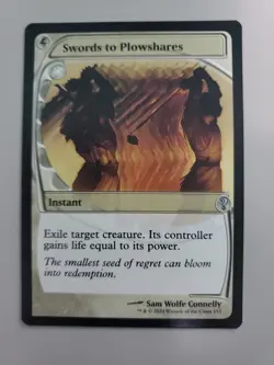 MTG Swords to Plowshares Mystery Booster 2 Future Sight Uncommon - Image 1