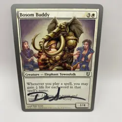 Bosom B Card Signed By Dan Scott Magic The Gathering, Artist Proof - Image 1
