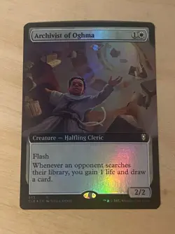 Archivist of Oghma Borderless FOIL NM Eng MTG - Commander Legends Baldur's Gate - Image 1