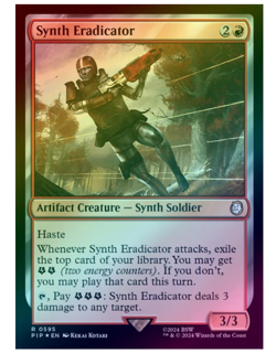 Synth Eradicator - Surge Foil Fallout MTG - Image 2