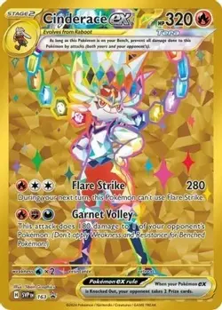 Cinderace ex - SEALED - SVP163 - SVP Black Star Promos NM, English MTG Scarlet & - Image 2