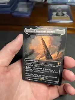 MTG Isengard, Saruman's Fortress - Boseiju, Who Shelters All - Borderless, NM - Image 7