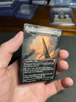 MTG Isengard, Saruman's Fortress - Boseiju, Who Shelters All - Borderless, NM - Image 9