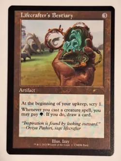 Lifecrafter's Bestiary - Retro Frame Promo - Magic the Gathering MTG Nice! - Image 3