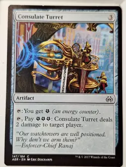 Consulate Turret - Aether Revolt - Magic the Gathering MTG Nice! - Image 1