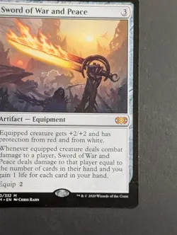 MTG -1x Sword of War and Peace - NM Pack Fresh - The List: Double Masters - Image 6