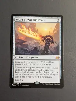 MTG -1x Sword of War and Peace - NM Pack Fresh - The List: Double Masters - Image 9