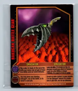 Bakugan Card - Smashtor - Battle Gear - Gundalian Invaders - Image 1