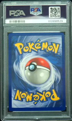 1st Edition Shadowless Hitmonchan 7/102 Base Set Pokemon Card PSA 7 Super Clean - Image 3