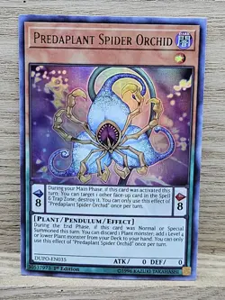 Predaplant Spider Orchid DUPO-EN035 Duel Power 1st Edition Yugioh Card TCG (17) - Image 1