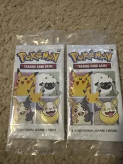 2 Pokemon Celebrations General Mills Cereal 3-Card Booster Pack Promo NEW-SEALED - Image 2